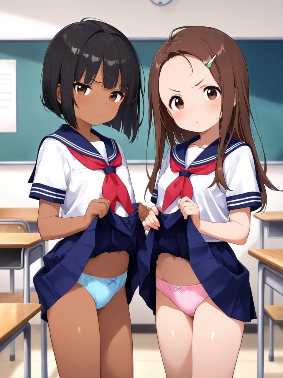 軽蔑の視線