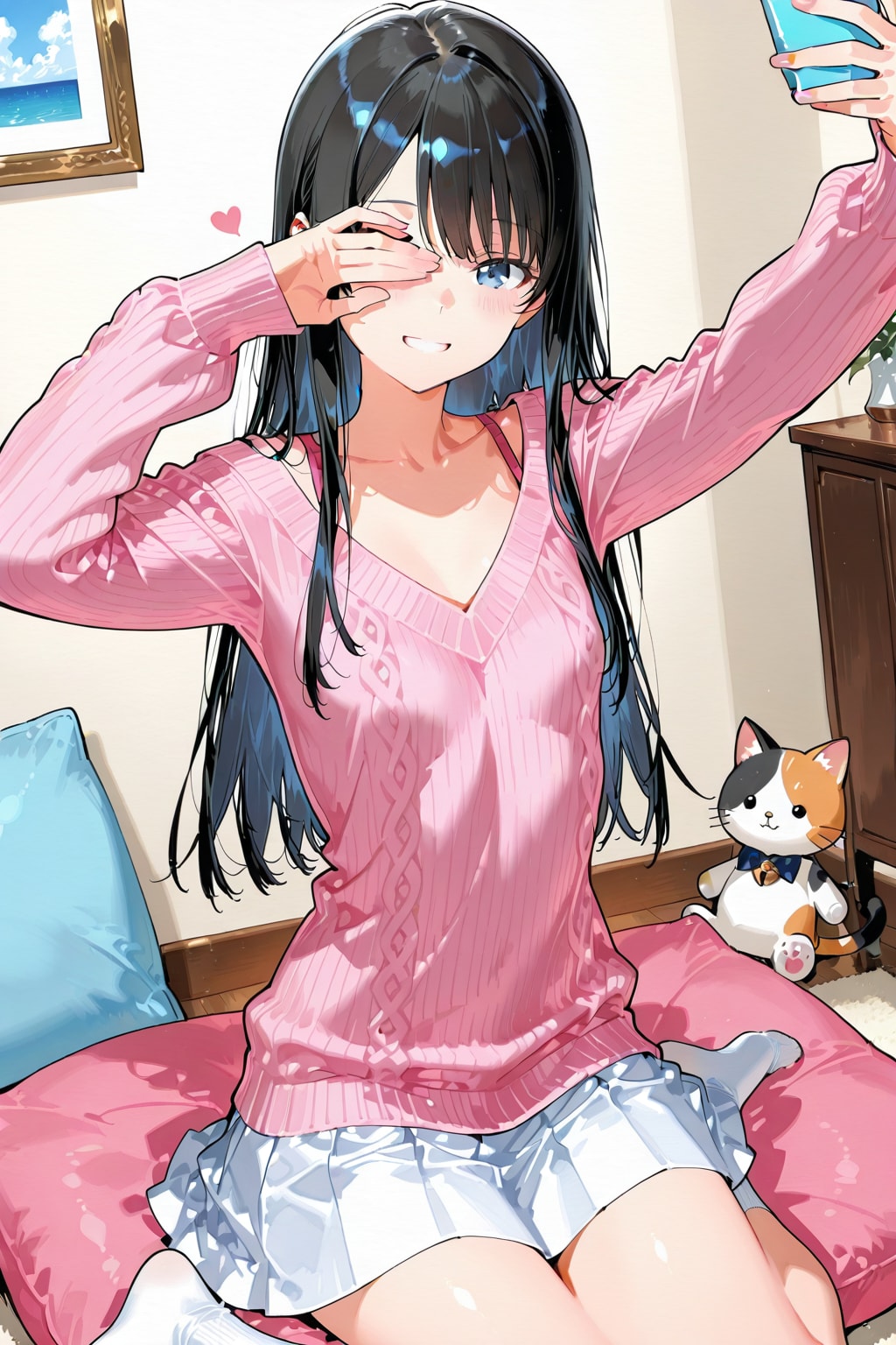 PHOENIXでも自撮り(全年齢) | の人気AIイラスト・グラビア