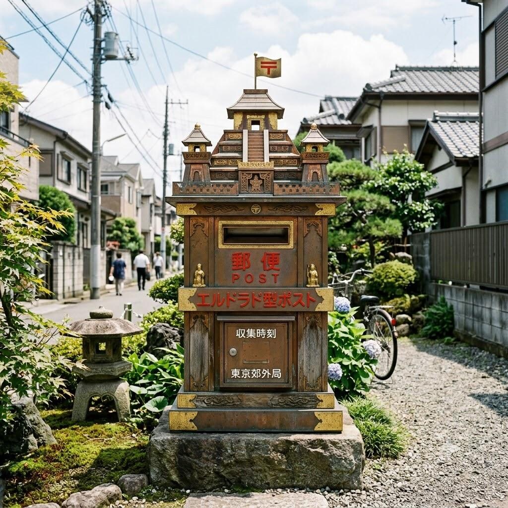 エルドラド風の郵便ポスト