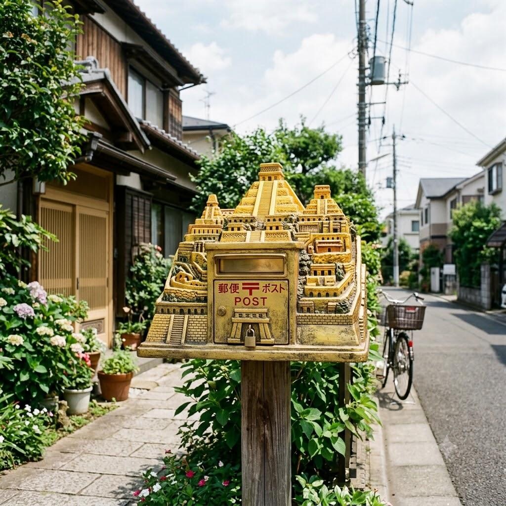 エルドラド風の郵便ポスト