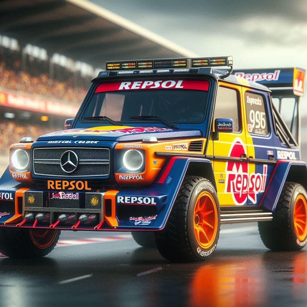 レプソルカラーG500Lレーシングカー