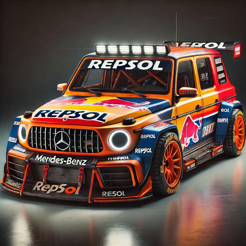 レプソルカラーG500Lレーシングカー