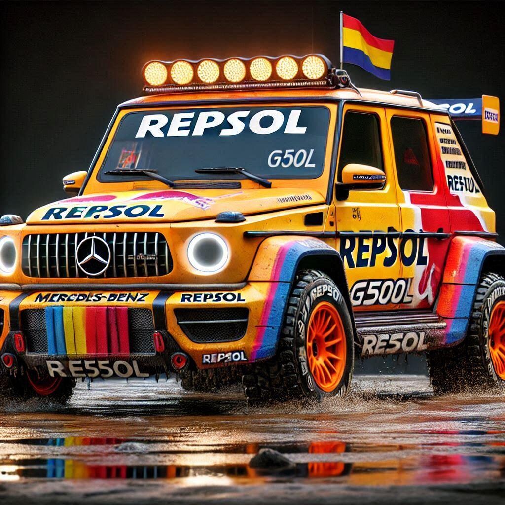 レプソルカラーG500Lレーシングカー