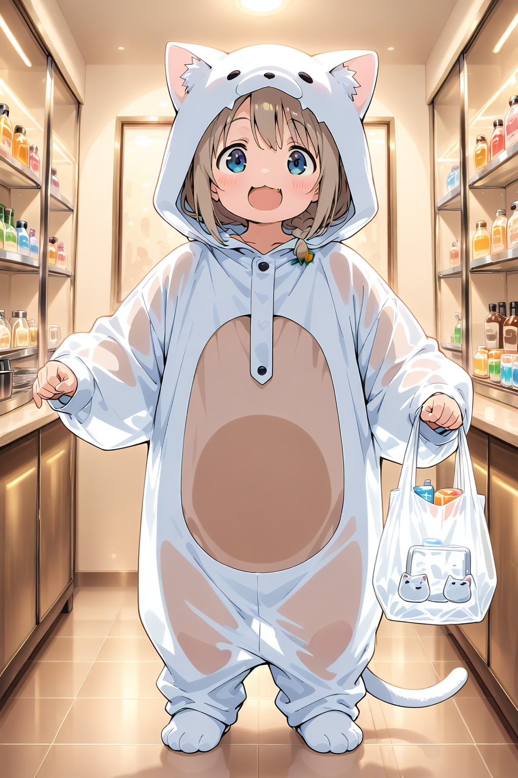 低コスト萌え着ぐるみレインコート | の人気AIイラスト・グラビア