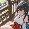 巫女さんと② 4枚目