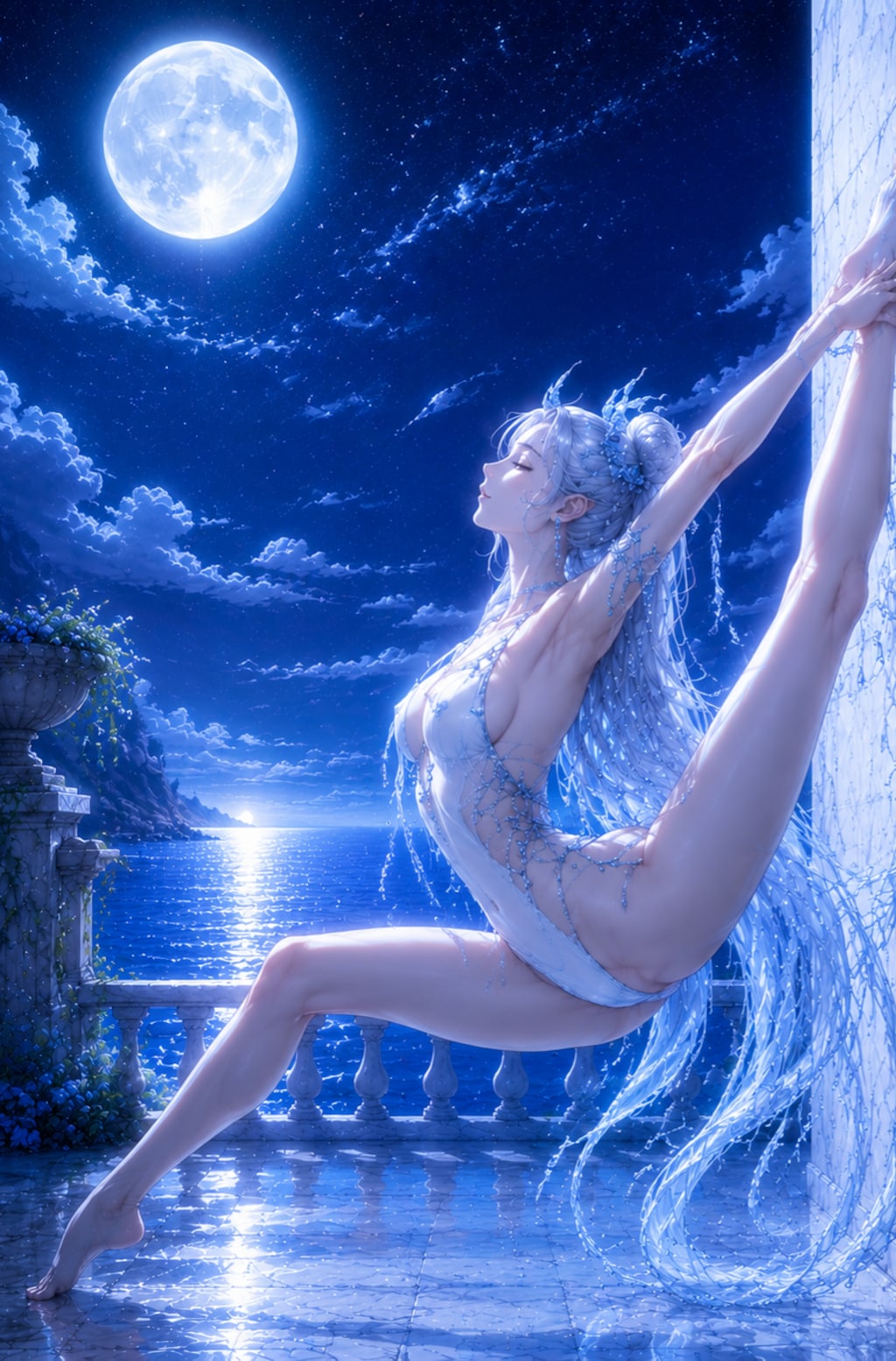 精霊さまの月光浴