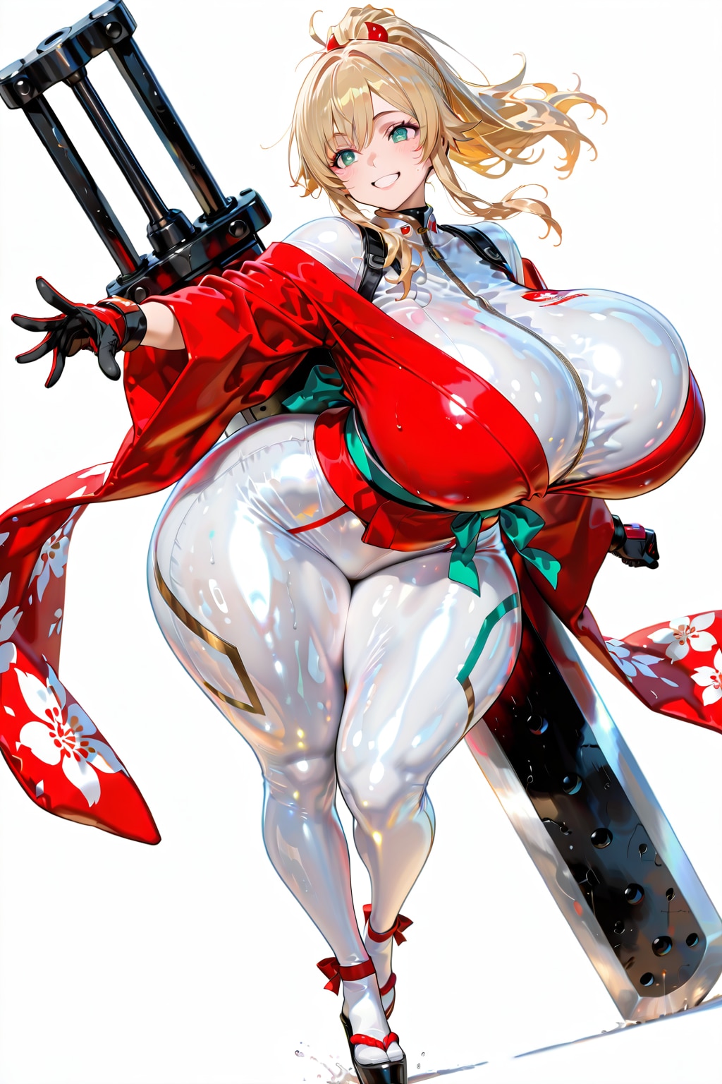 ボディスーツ巫女侍