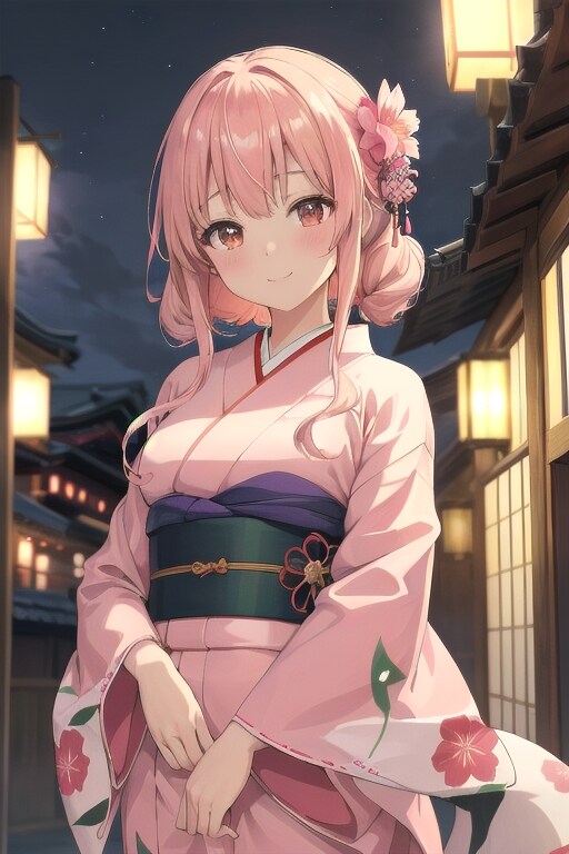 夜桜のおもかげ | の人気AIイラスト・グラビア