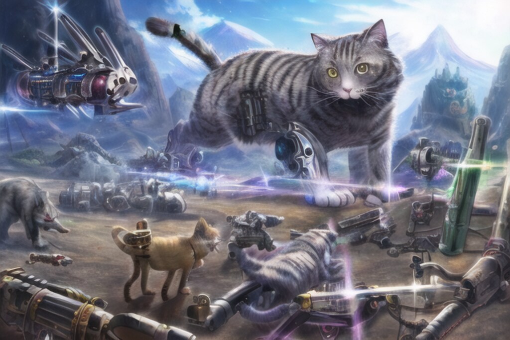 メカニカルギガントサバトラキャット