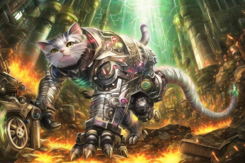 メカニカルギガントサバトラキャット