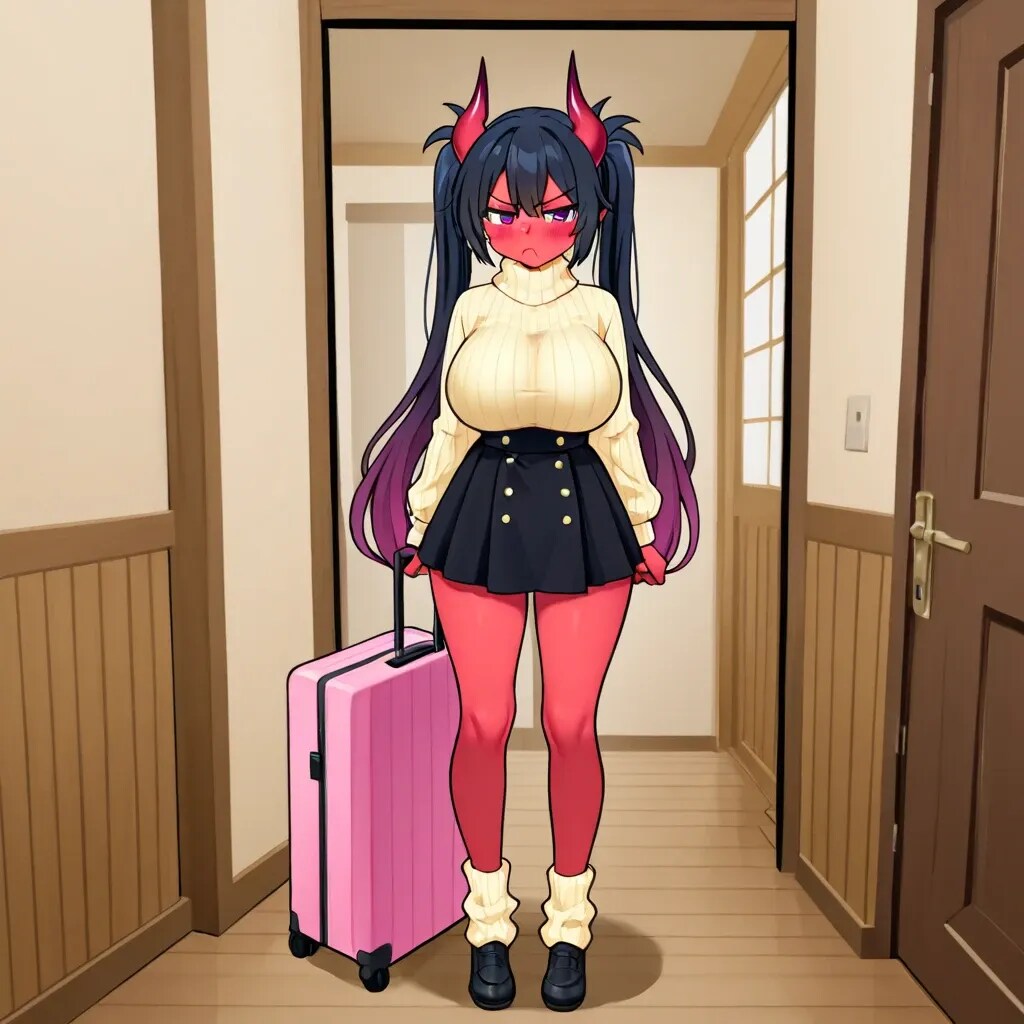 節分まで泊まりにくるツンデレ鬼娘