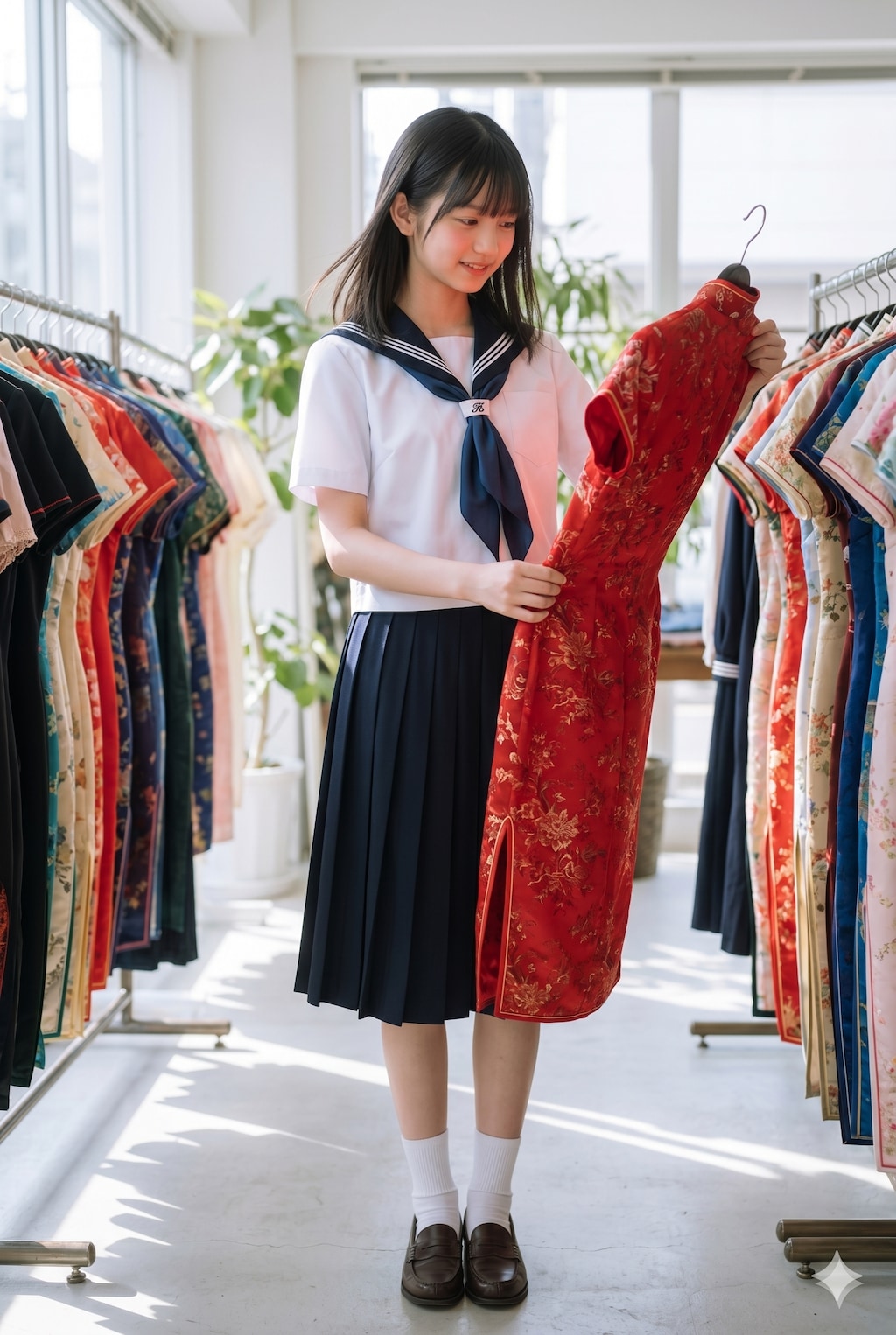 普通の美少女　古着屋・チャイナドレス