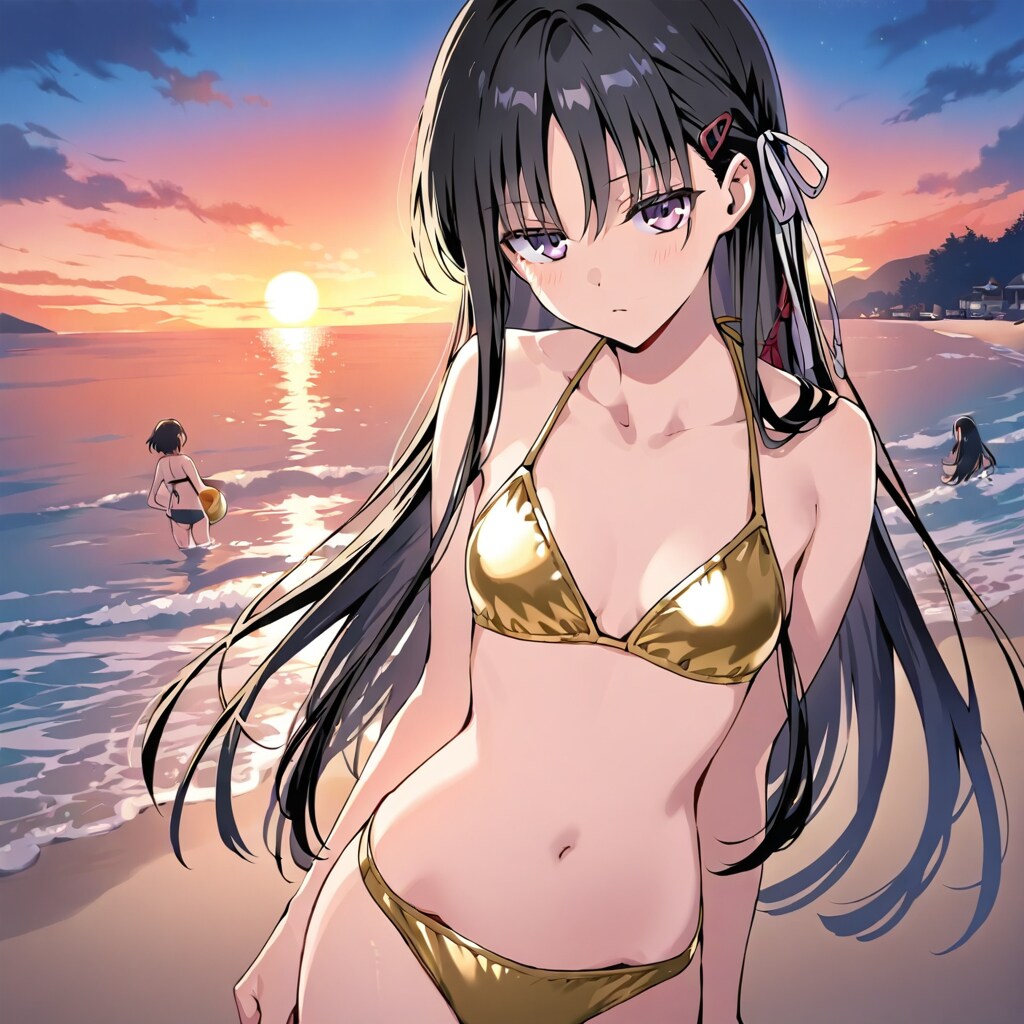 金髮ビキニの堀北さん