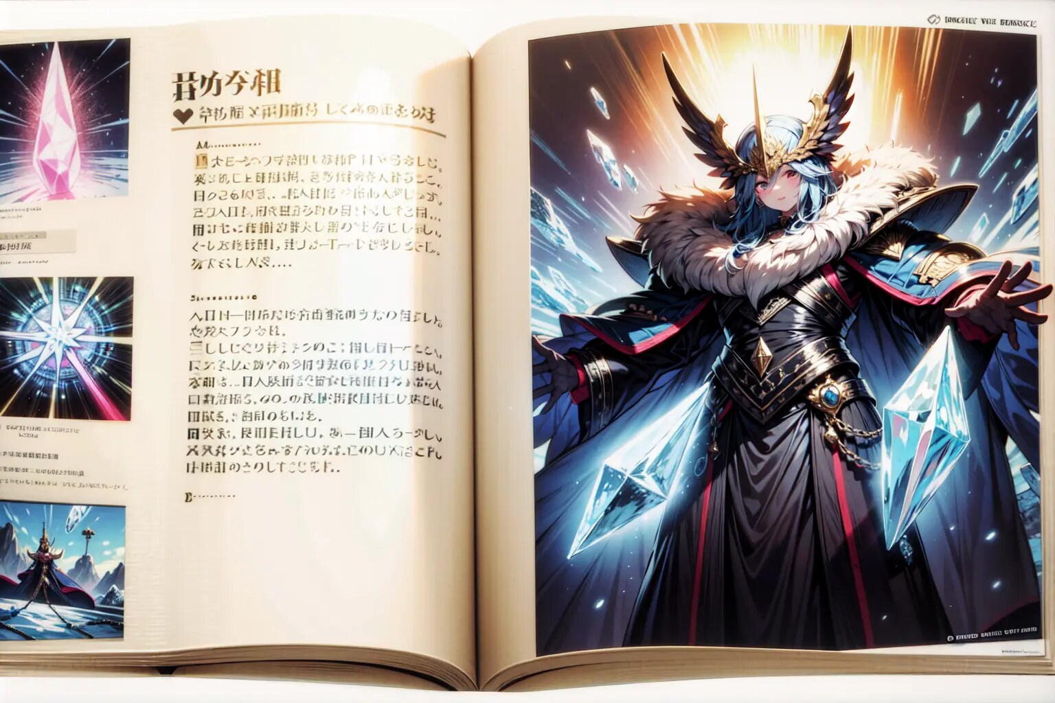 魔導書に掲載されている氷の大賢者ちゃん