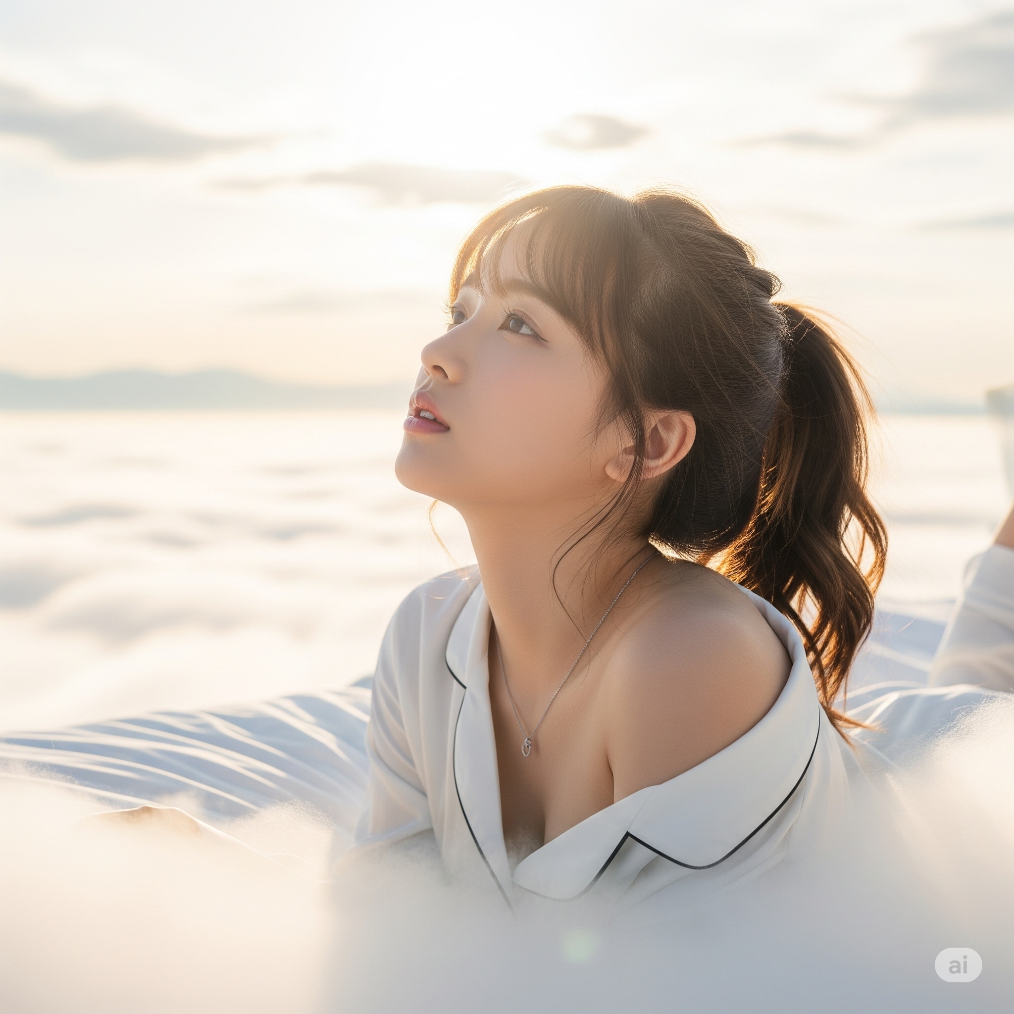 起きたら雲の上 | の人気AIイラスト・グラビア
