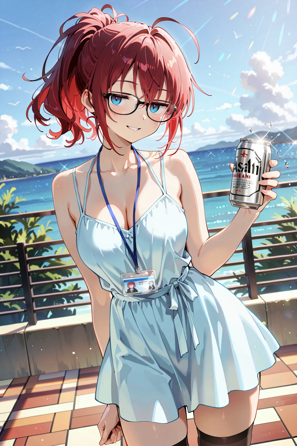 観光地めぐりのジト目先生 Y822