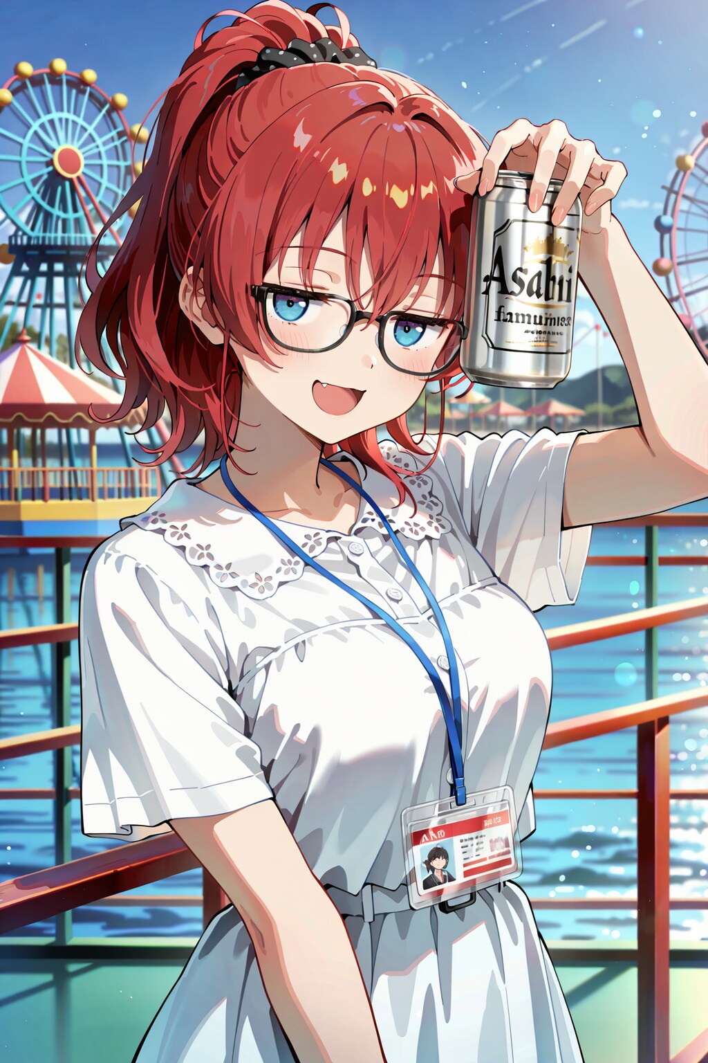 観光地めぐりのジト目先生 Y822