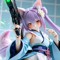 異世界制服少女達　メカ娘　メイド神狐娘　アクリルドールフィギュア 11枚目