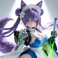 異世界制服少女達　メカ娘　メイド神狐娘　アクリルドールフィギュア 7枚目