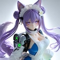 異世界制服少女達　メカ娘　メイド神狐娘　アクリルドールフィギュア 8枚目