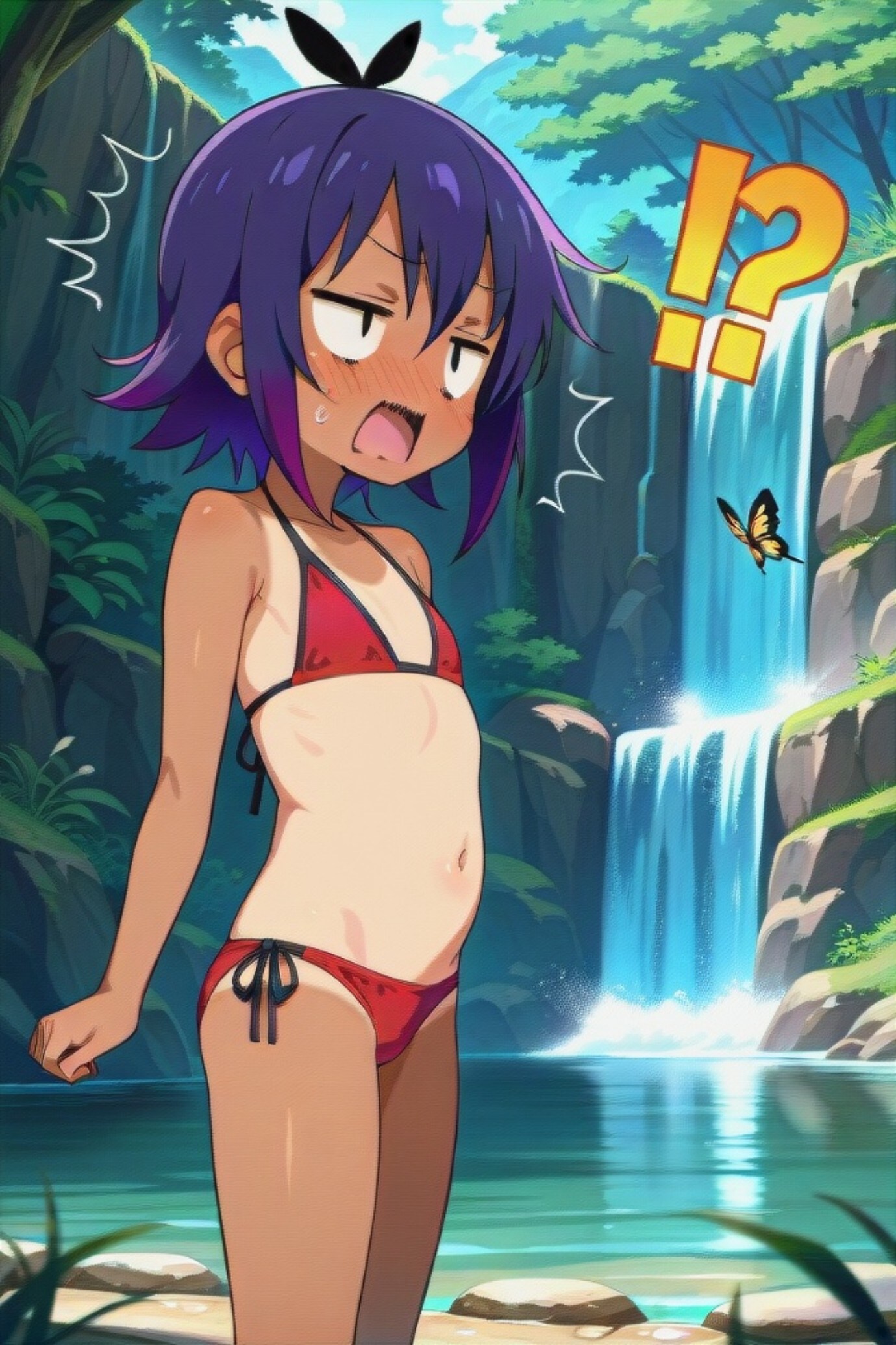 平たい紫髪ちゃん