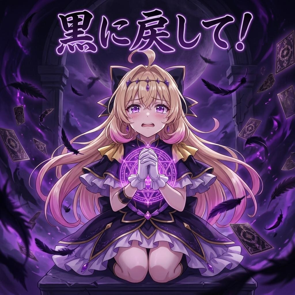 黒に戻して！