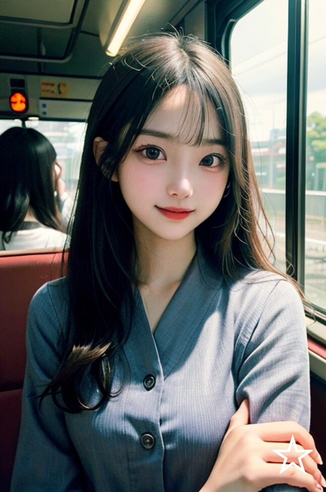 手を添えて