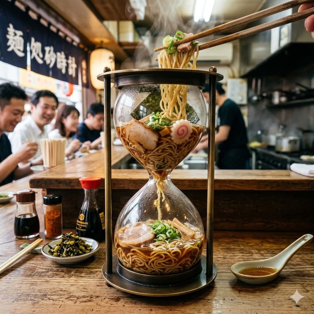 砂時計ラーメン