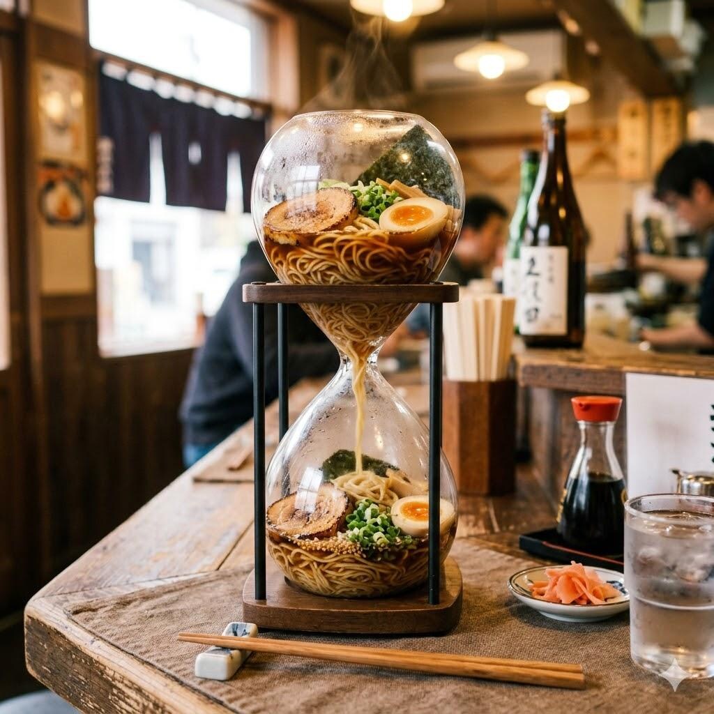 砂時計ラーメン