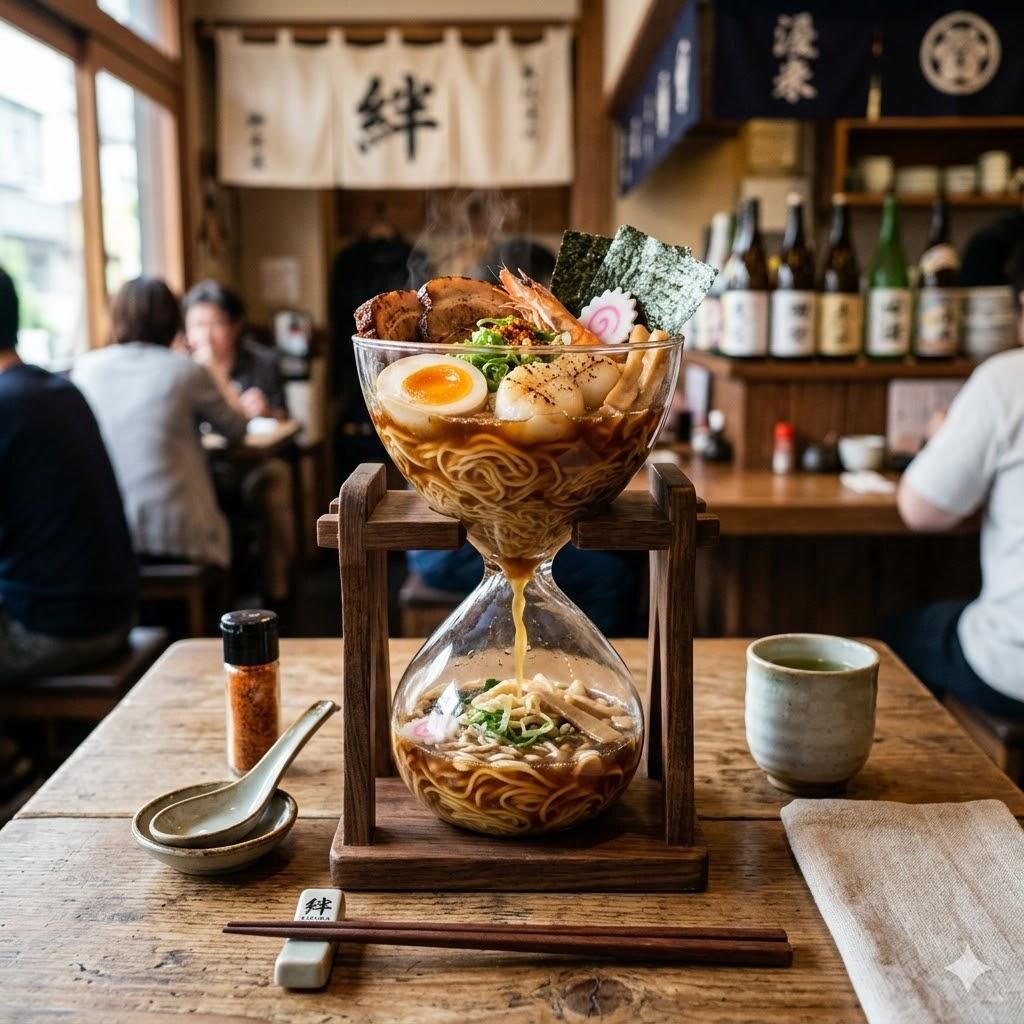 砂時計ラーメン