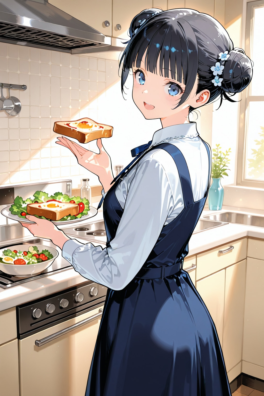 おだんごちゃん🍡✨と朝ごはん🍚✨　4/24