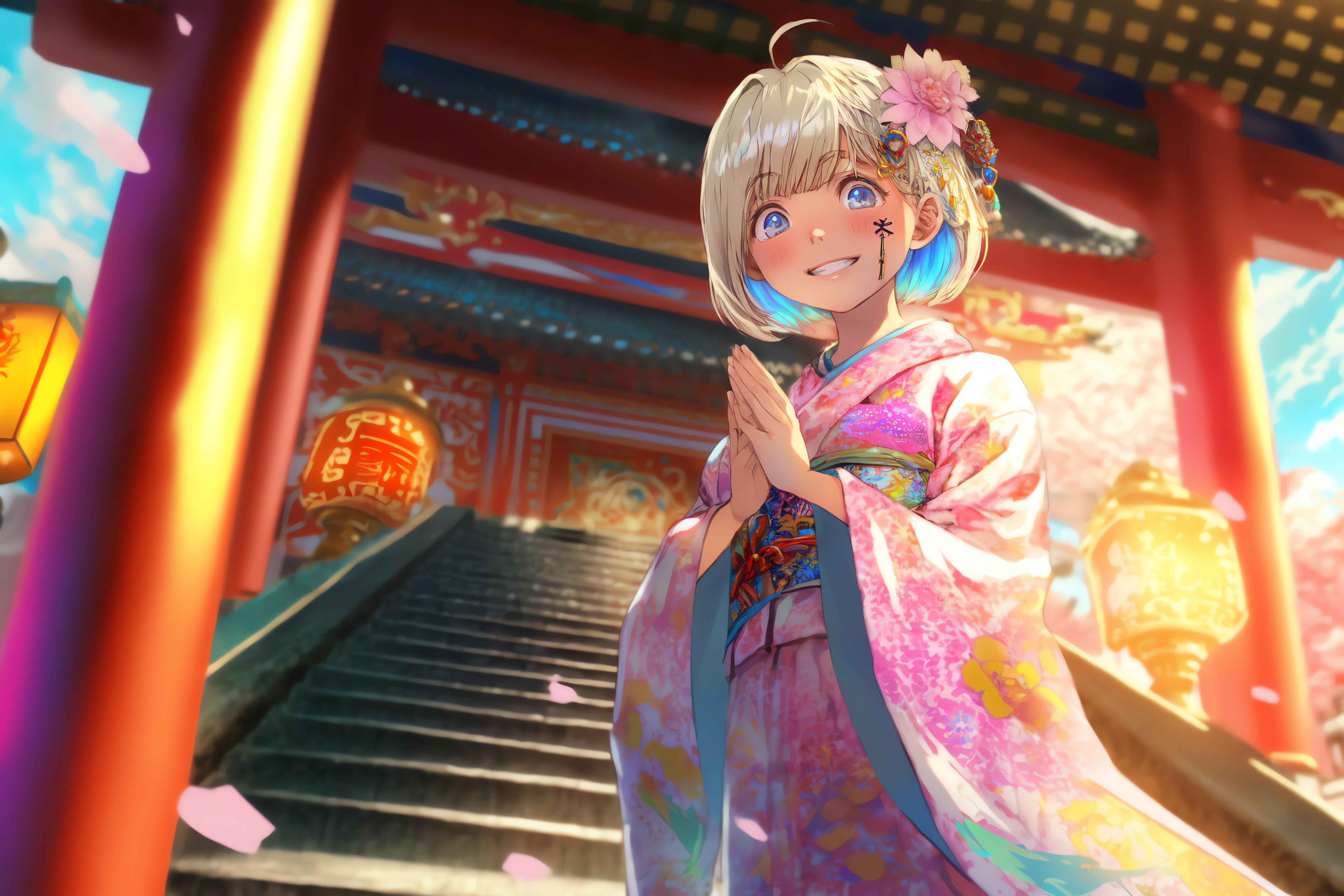 着物少女