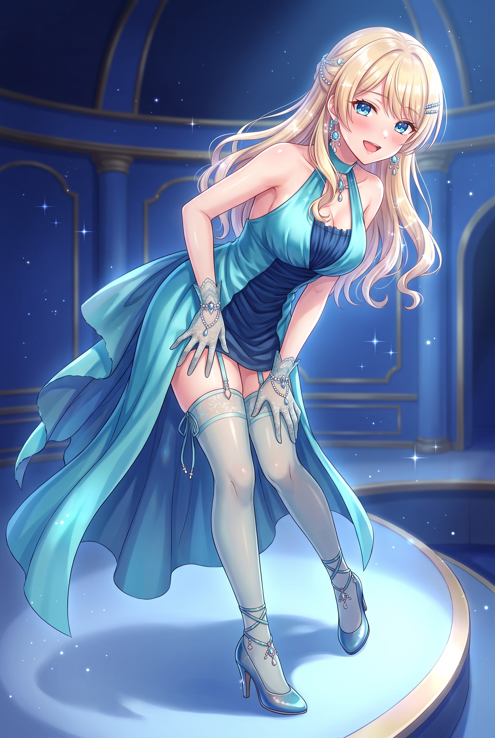 碧眼金髪星彩令嬢 | の人気AIイラスト・グラビア