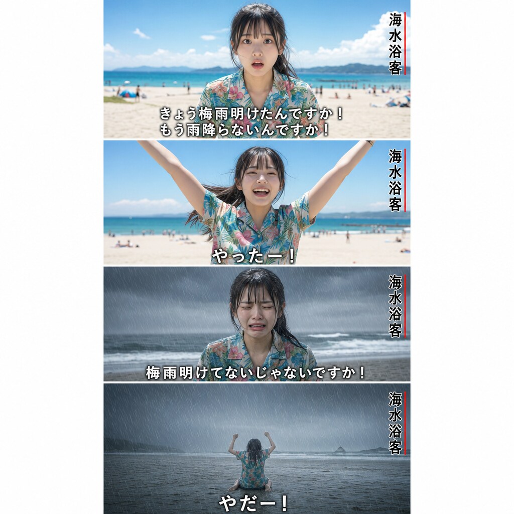 梅雨明けたんですか！