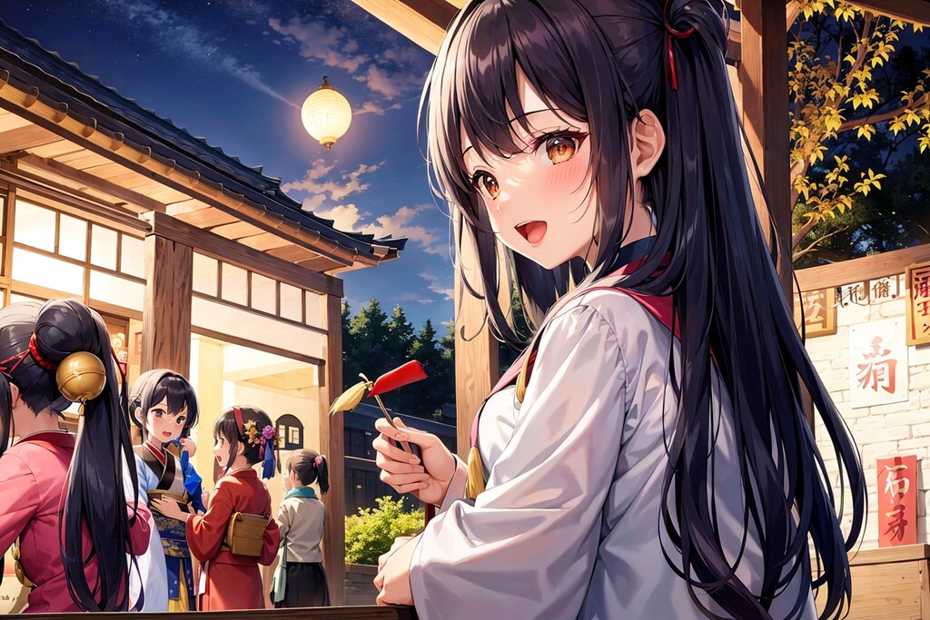 絵文字で「七夕祭り」