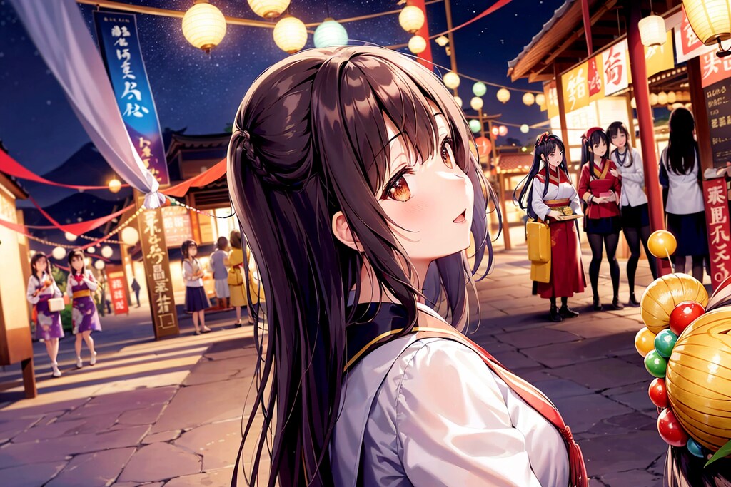 絵文字で「七夕祭り」
