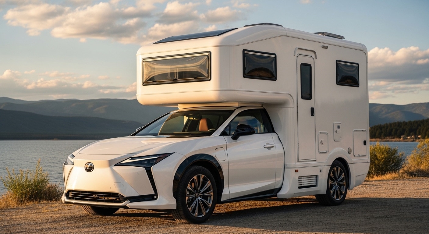 LEXUS RZ350eキャンピングカー | の人気AIイラスト・グラビア