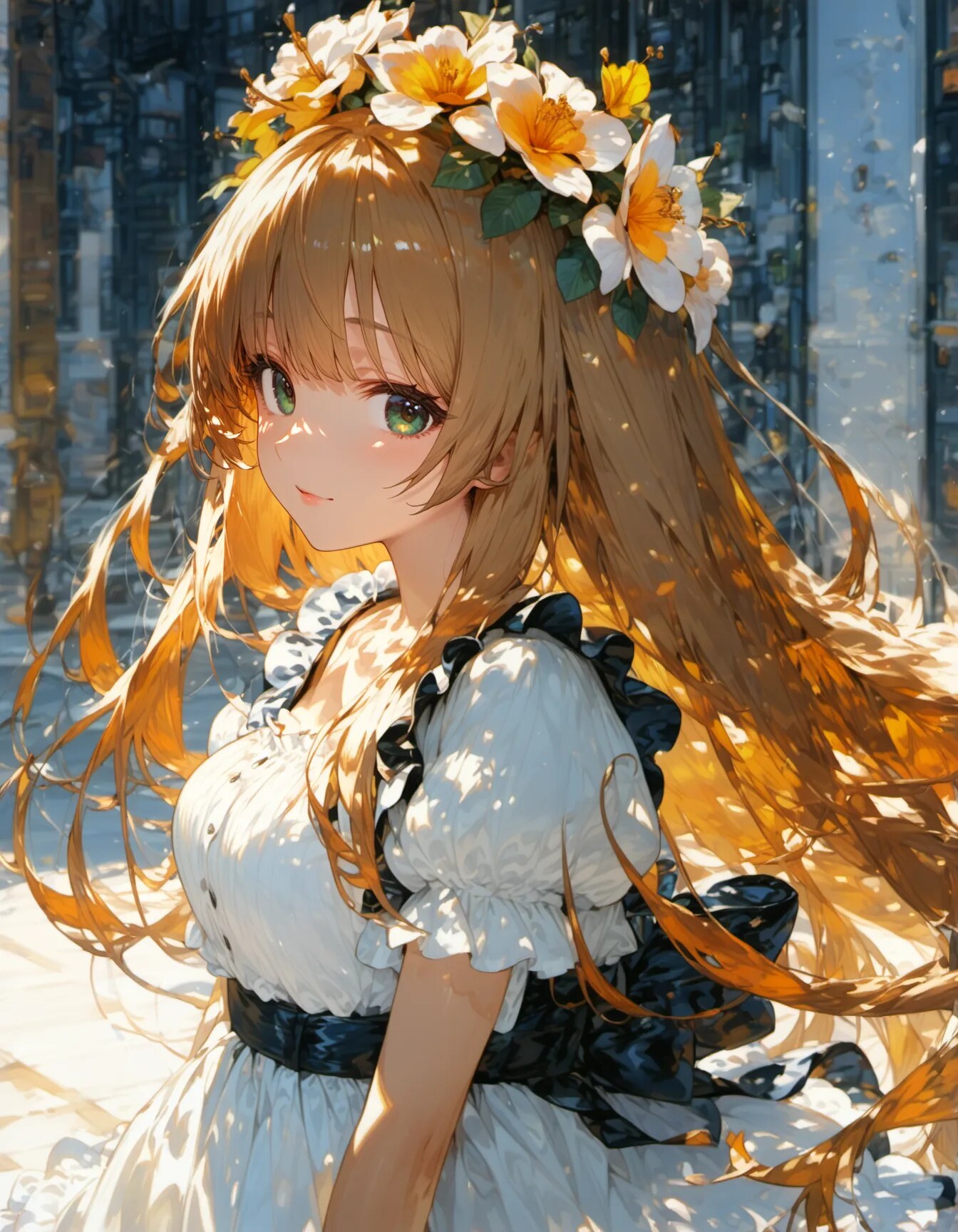 Crowned Seraph of the City | の人気AIイラスト・グラビア