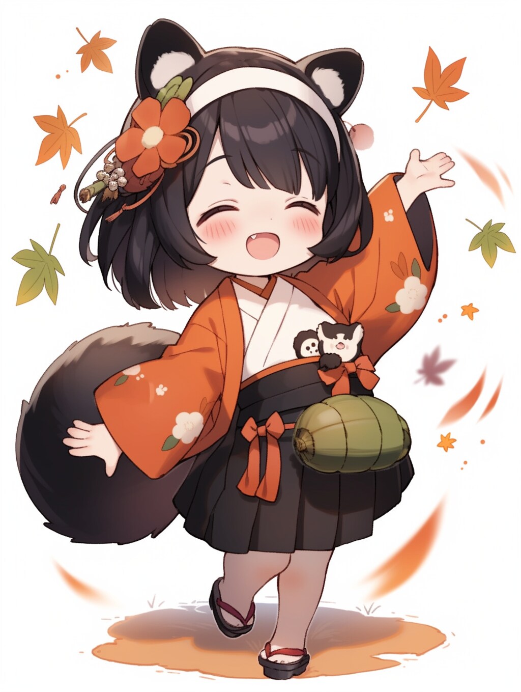 たぬき合戦ぽんぽこ