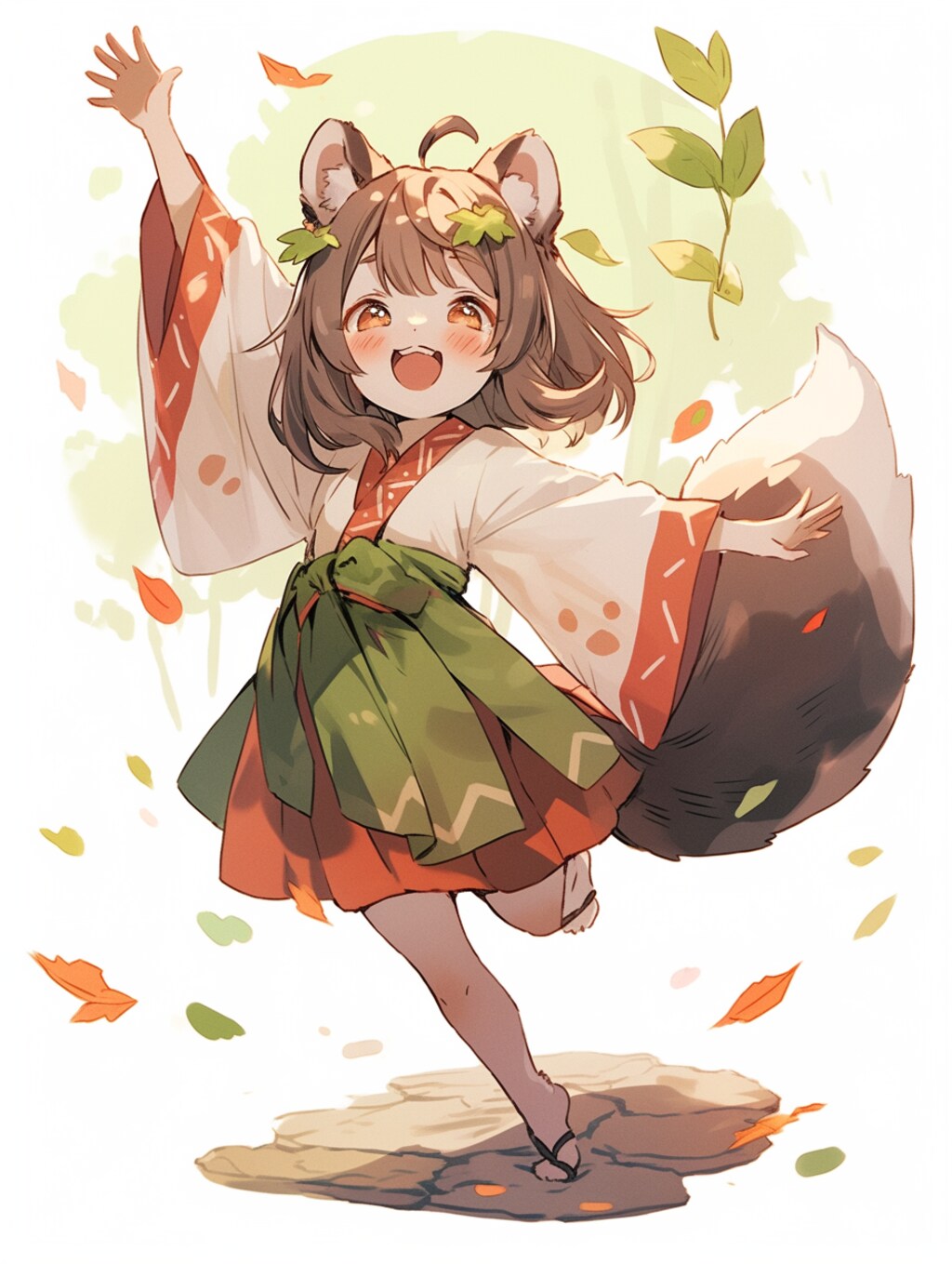 たぬき合戦ぽんぽこ