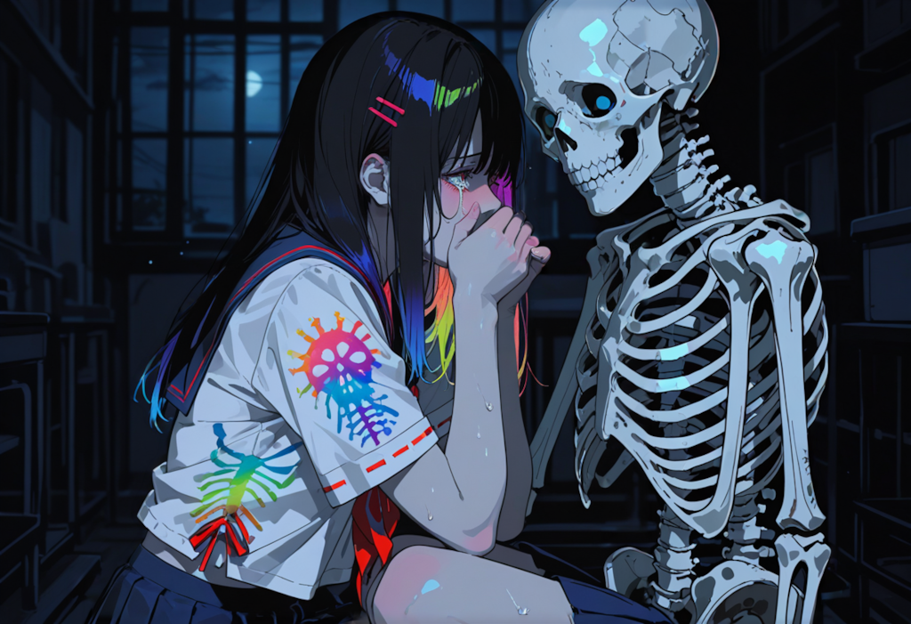 学園七不思議　骨格標本の怪