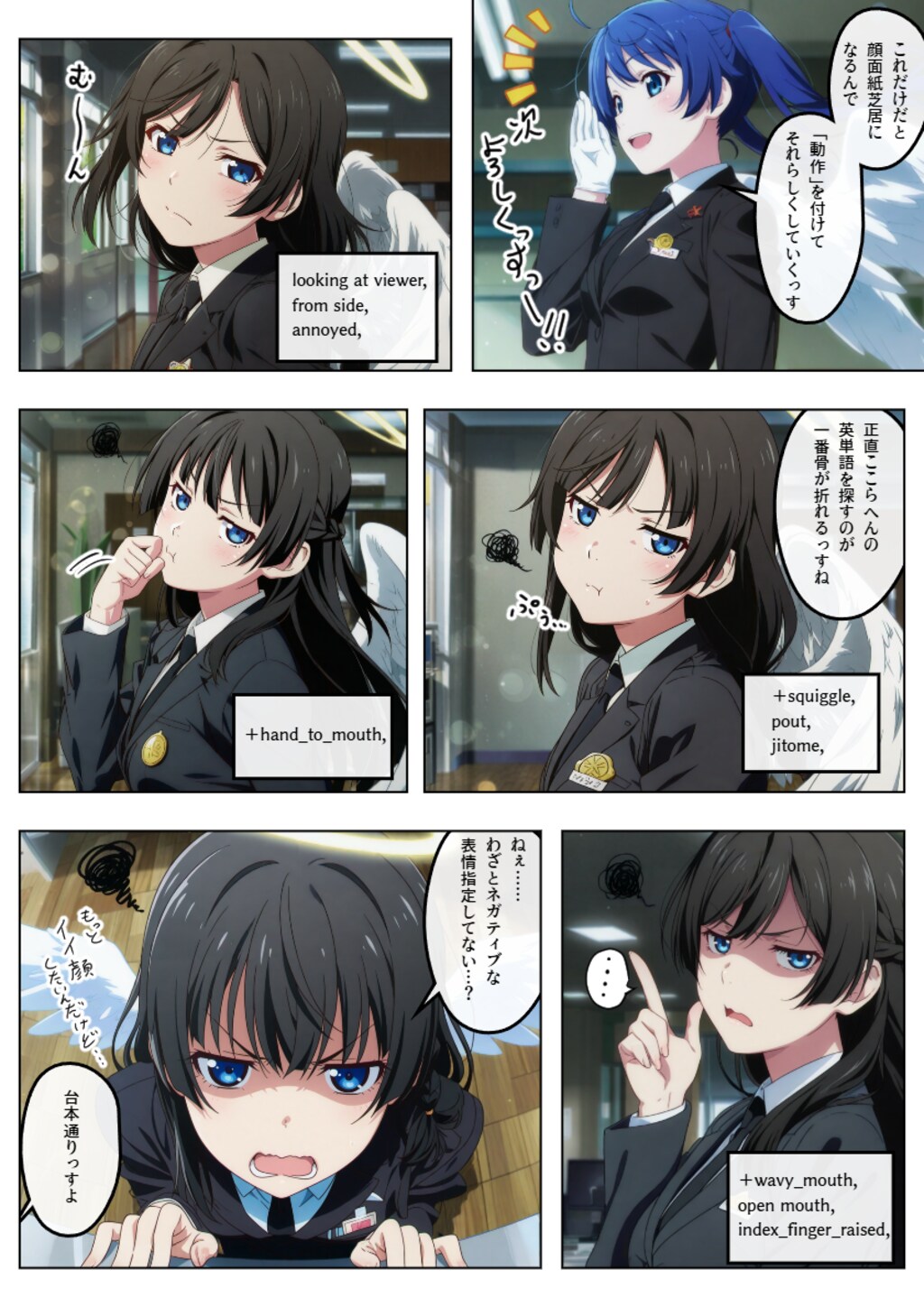 135話　『AI漫画作成：表情編』5ページ