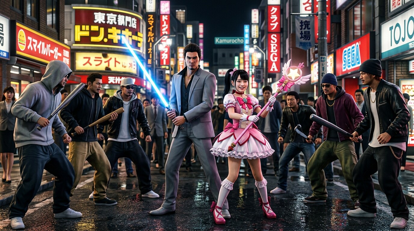 魔法少女とヤクザ | の人気AIイラスト・グラビア