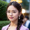紫で眼鏡で巨乳のお姉さん 6枚目