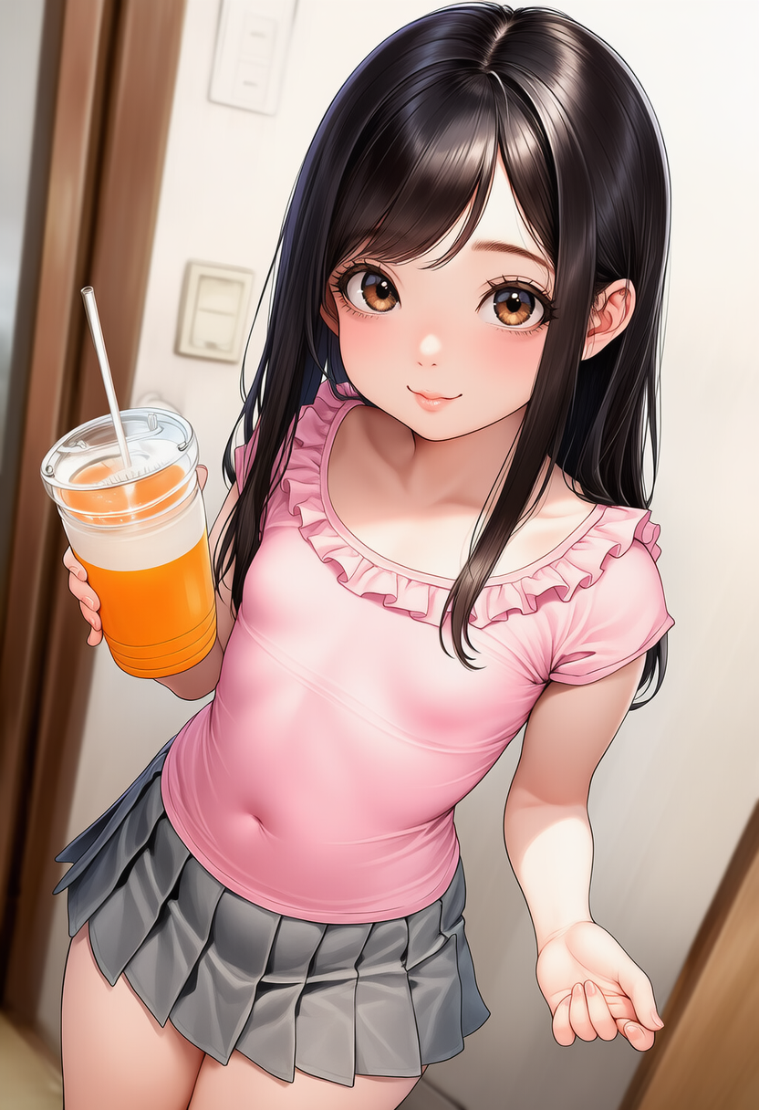 ピンクな彼女コンビニジュース