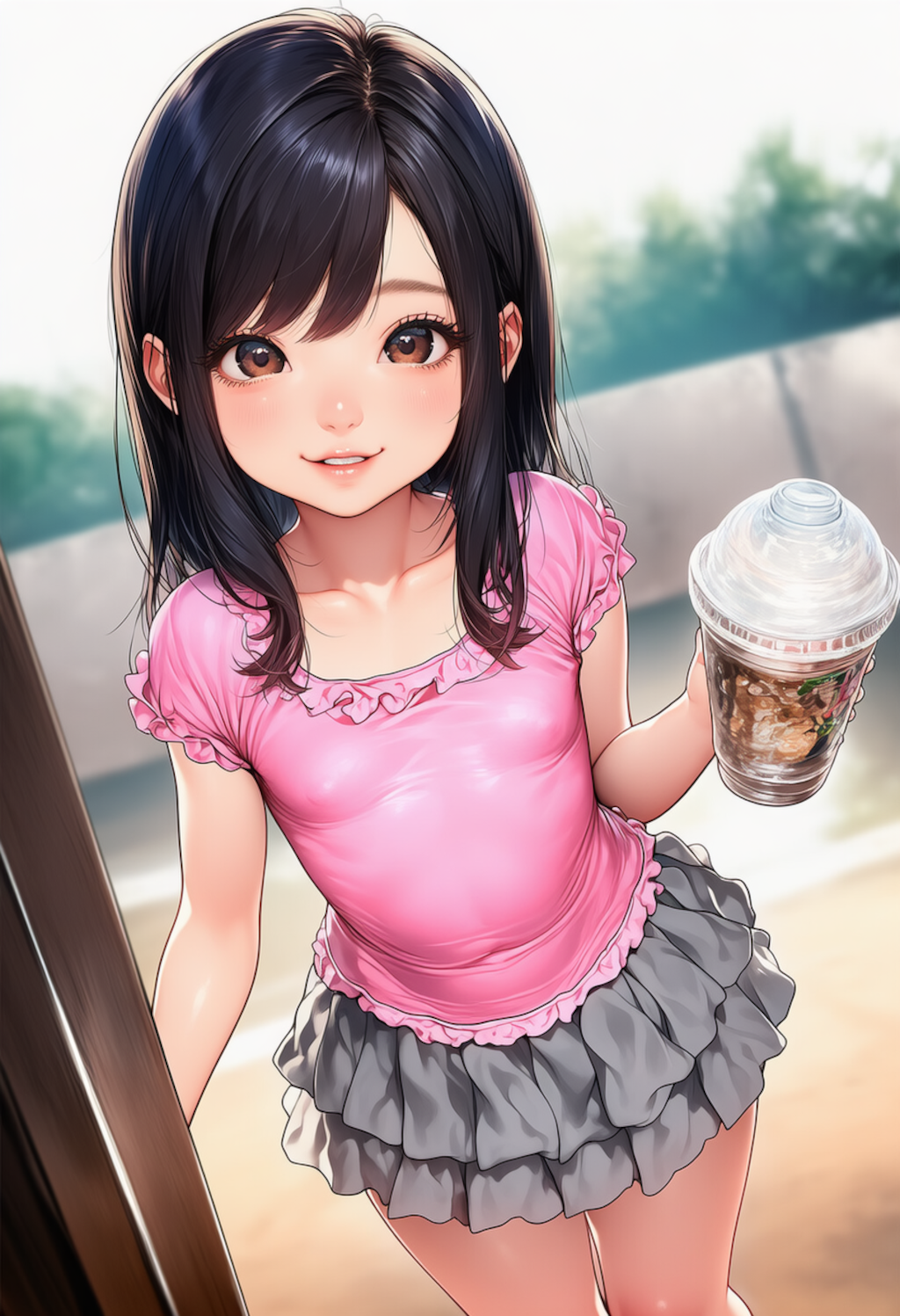 ピンクな彼女コンビニジュース