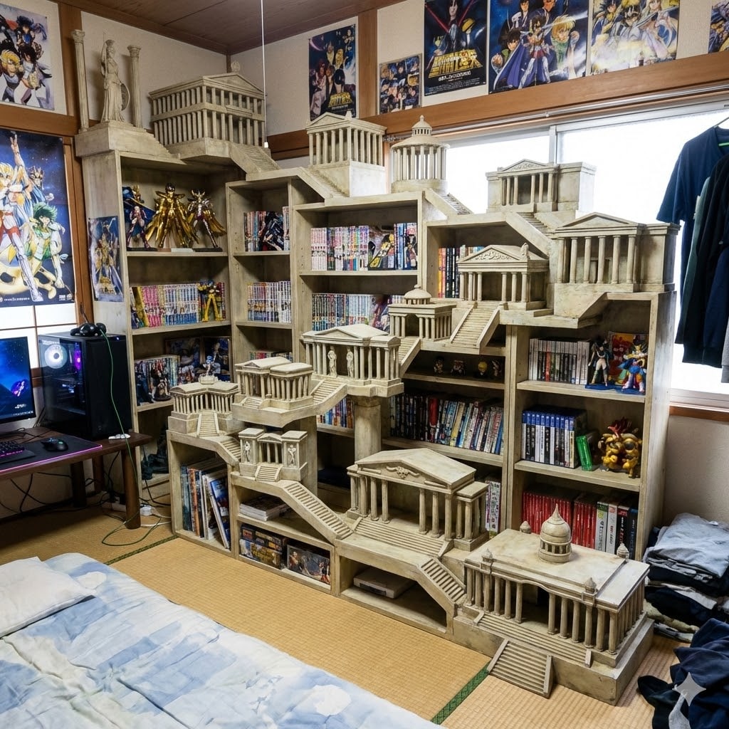 星矢の12宮を意識した部屋