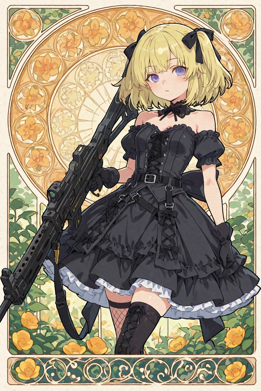 武装ゴシック少女 | の人気AIイラスト・グラビア