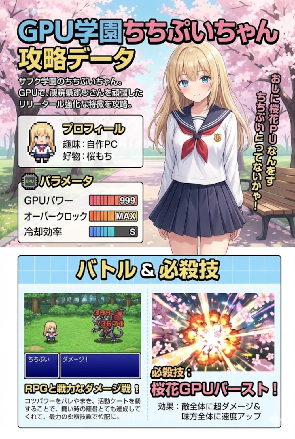 GPU学園ちちぷいちゃん攻略データ