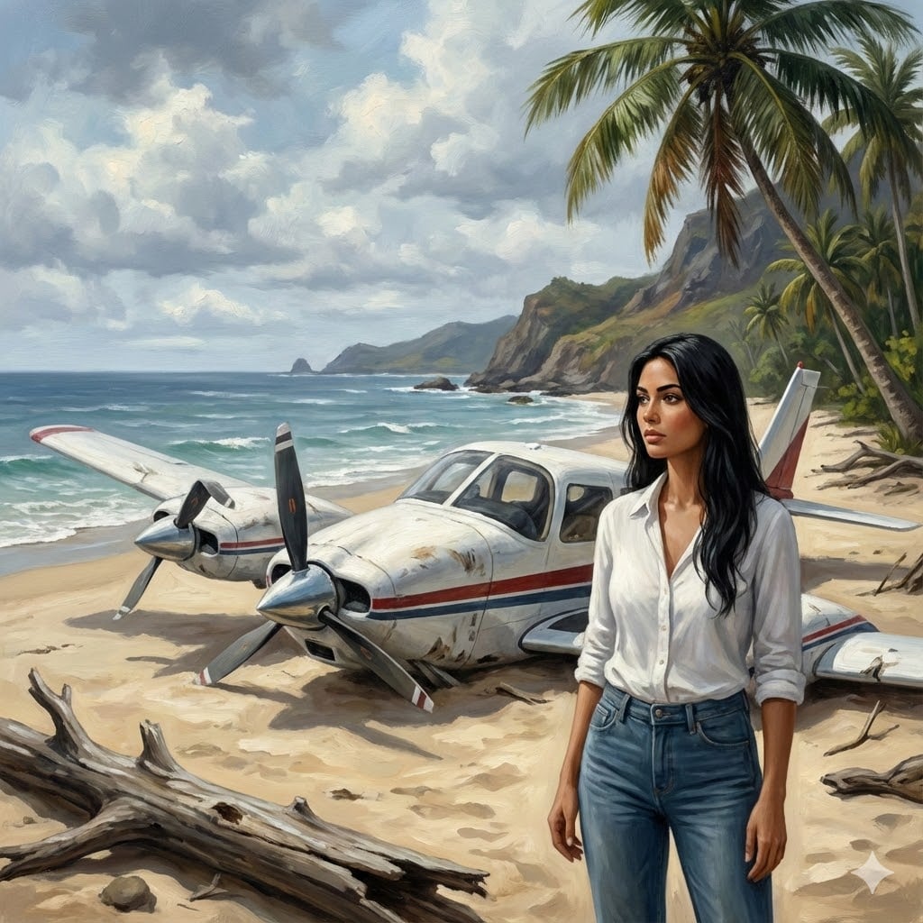 飛行機で不時着 | の人気AIイラスト・グラビア